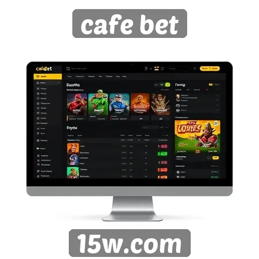 Interface do usuario do site Cafe Bet